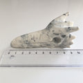 Agat Dendrit Dragehoved 10 cm Fugl Fønix