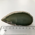 Agat Grøn Geode - Indfarvet