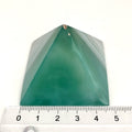 Agat Grøn Pyramide 4,5 cm