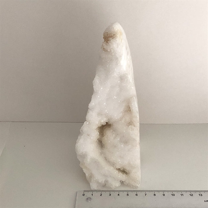 Agat Hvid Klynge Stå 17 cm Sneagat