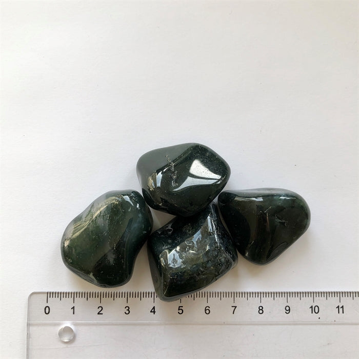 Agat Mos Grøn - Kløfter og ujævnheder kan forekomme.