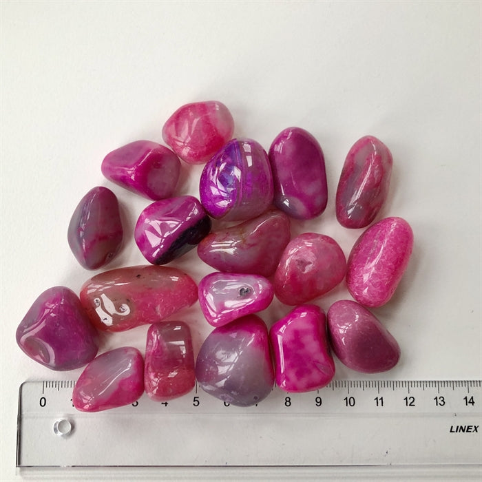 Agat Pink - Indfarvet