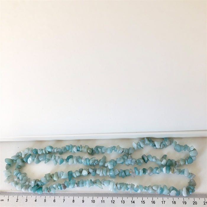 Amazonit Lys Halskæde