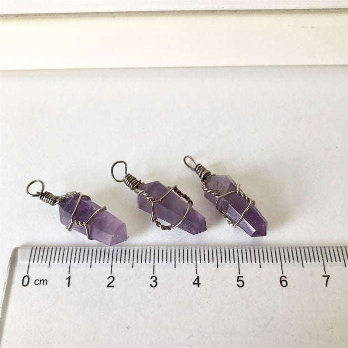 Ametyst Spids Vedhæng