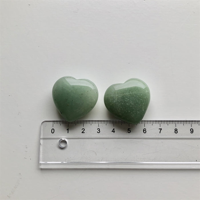 Aventurin Grøn Hjerte 3 cm