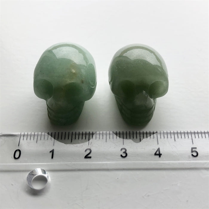 Aventurin Grøn Kranie ca. 2,5 cm