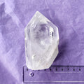 Bjergkrystal Spids 9 cm med regnbue