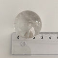 Bjergkrystal Kugle 3 cm . Små ujævnheder forekommer.