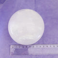 Calcit Hvid Kugle 8 cm