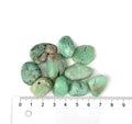 Chrysopras Grøn Rustikke - Diverse 10 stk. Farver og størrelser varierer.