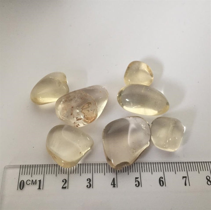 Citrin Ægte Mini 1-1,5 cm - Ujævnheder forekommer.