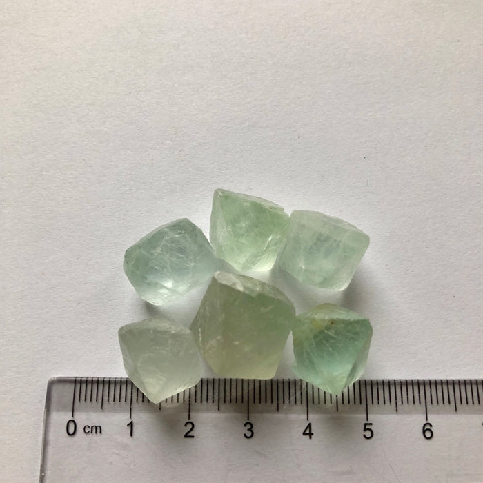 Fluorit Oktaeder Små