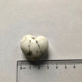 Howlit Hvid Hjerte 3 cm