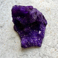 Rainbow Geode Lilla 12 cm