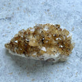 Citrin Brændt Klynge 12 cm.