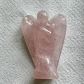 Rosenkvarts Engel 11,5 cm.