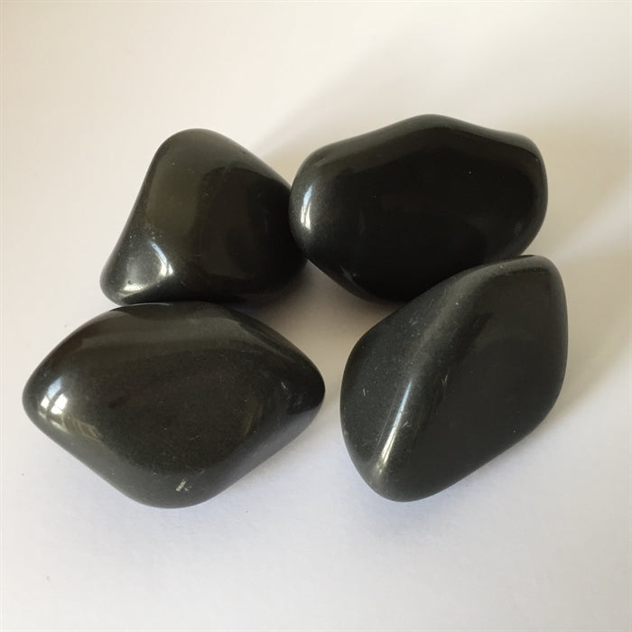 Jaspis Sort XL 4-5 cm. Ujævnheder forekommer