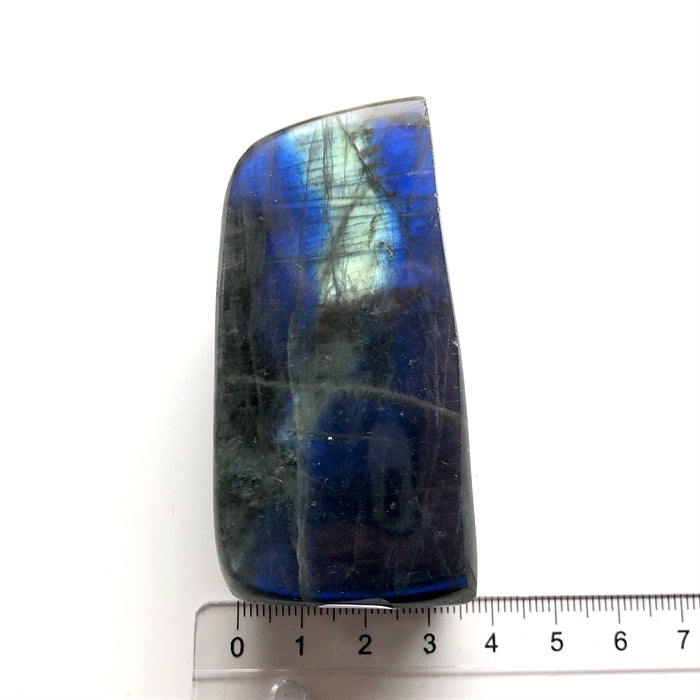 Labradorit Flash Stå Fri Form Højde 7,5 cm
