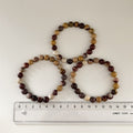 Mookait Armbånd 8 mm perler 17-18 cm - Elastikken er lidt stram.