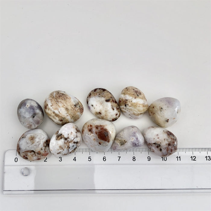 Opal Lilla - Rustikke  - Diverse 10 stk.