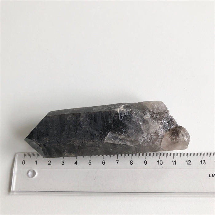 Røgkvarts Spids Elestial Unika 11 cm