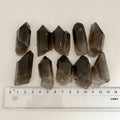 Røgkvarts Spids Rå 2-3 cm