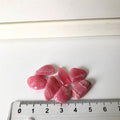 Rhodocrosit 1- 2 cm. Farver og størrelse varierer.
