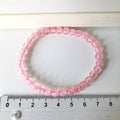 Rosenkvarts Armbånd 6 mm Perler 17-18 cm