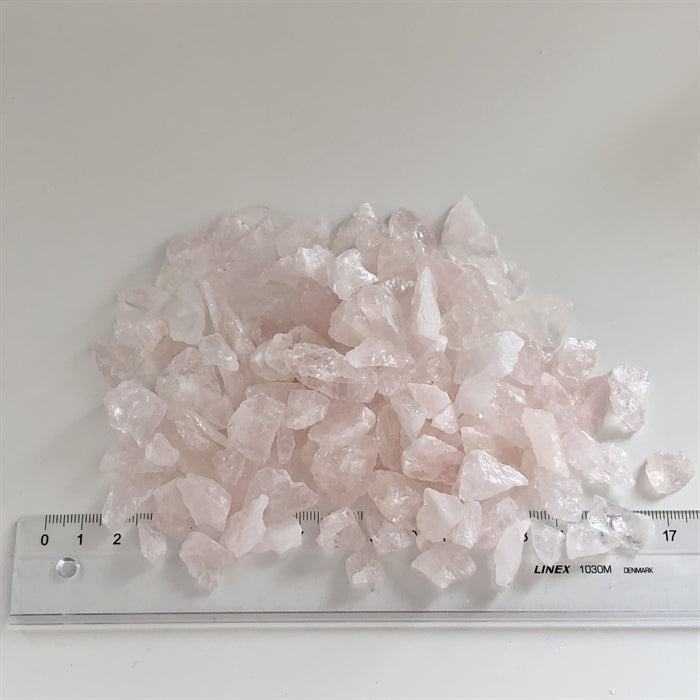 Rosenkvarts Chips Små - Diverse ca. 300 gram