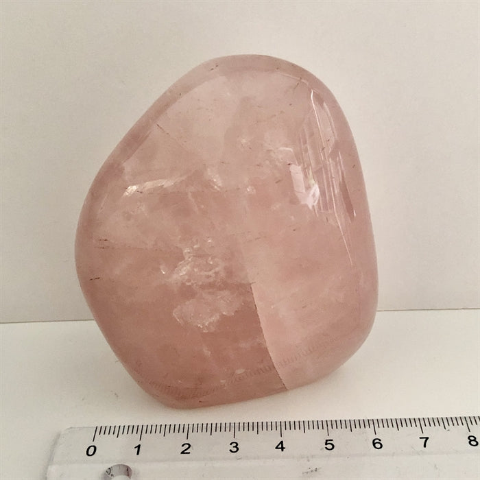 Rosenkvarts Unika Fri Form H. 7,5 cm