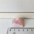 Rosenkvarts Pyramide - Farverne varierer ca. 3 cm