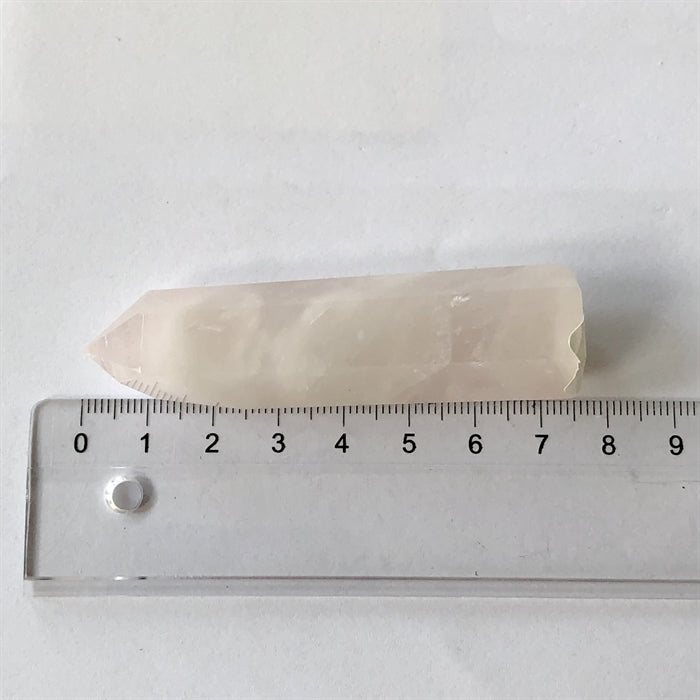 Rosenkvarts Spids 7 cm