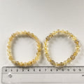 Rutilkvarts Armbånd 8 mm Perler 18-19 cm