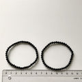 Shungit Armbånd 4 mm Perler 17-19 cm