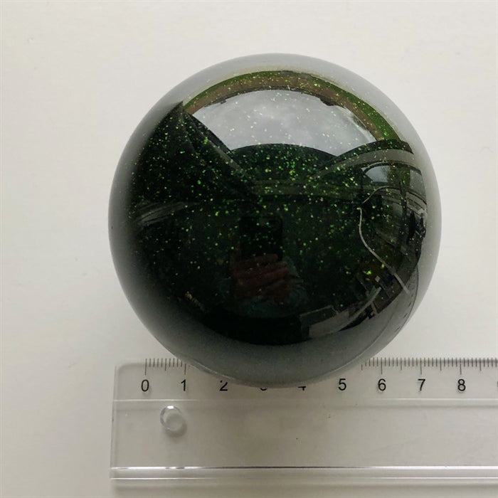 Stjernesten Grøn Kugle 7 cm