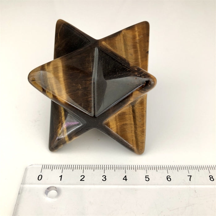 Tigerøje Merkaba 6,5 cm