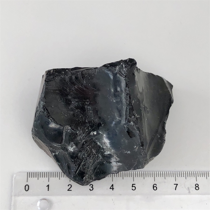 Obsidian Sort Rå - Indeholder Mahogni. 